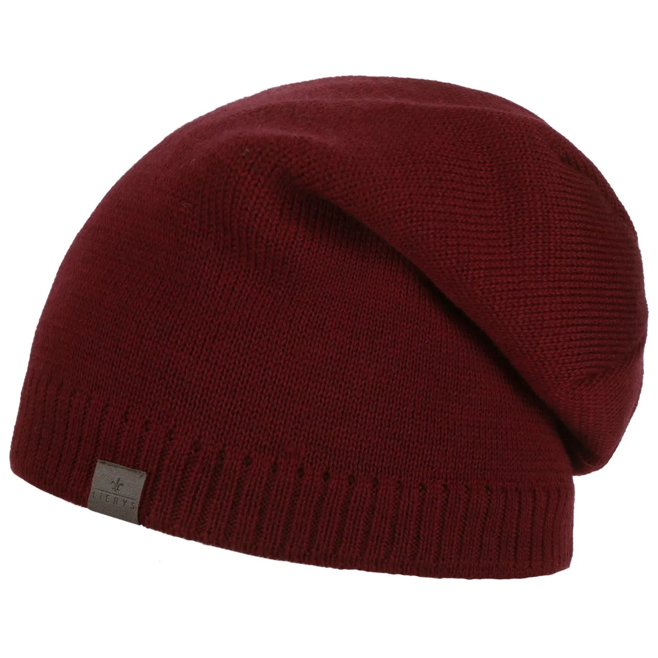 Fine Merino Classic Oversize Beanie Hat by Lierys