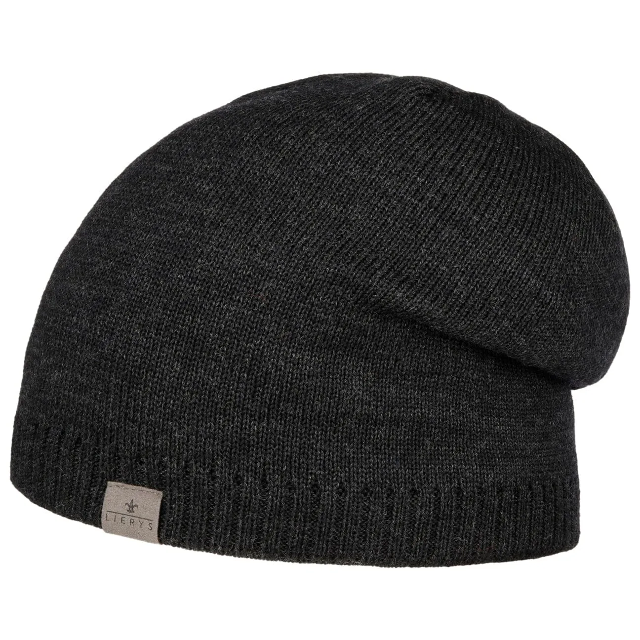 Fine Merino Classic Oversize Beanie Hat by Lierys