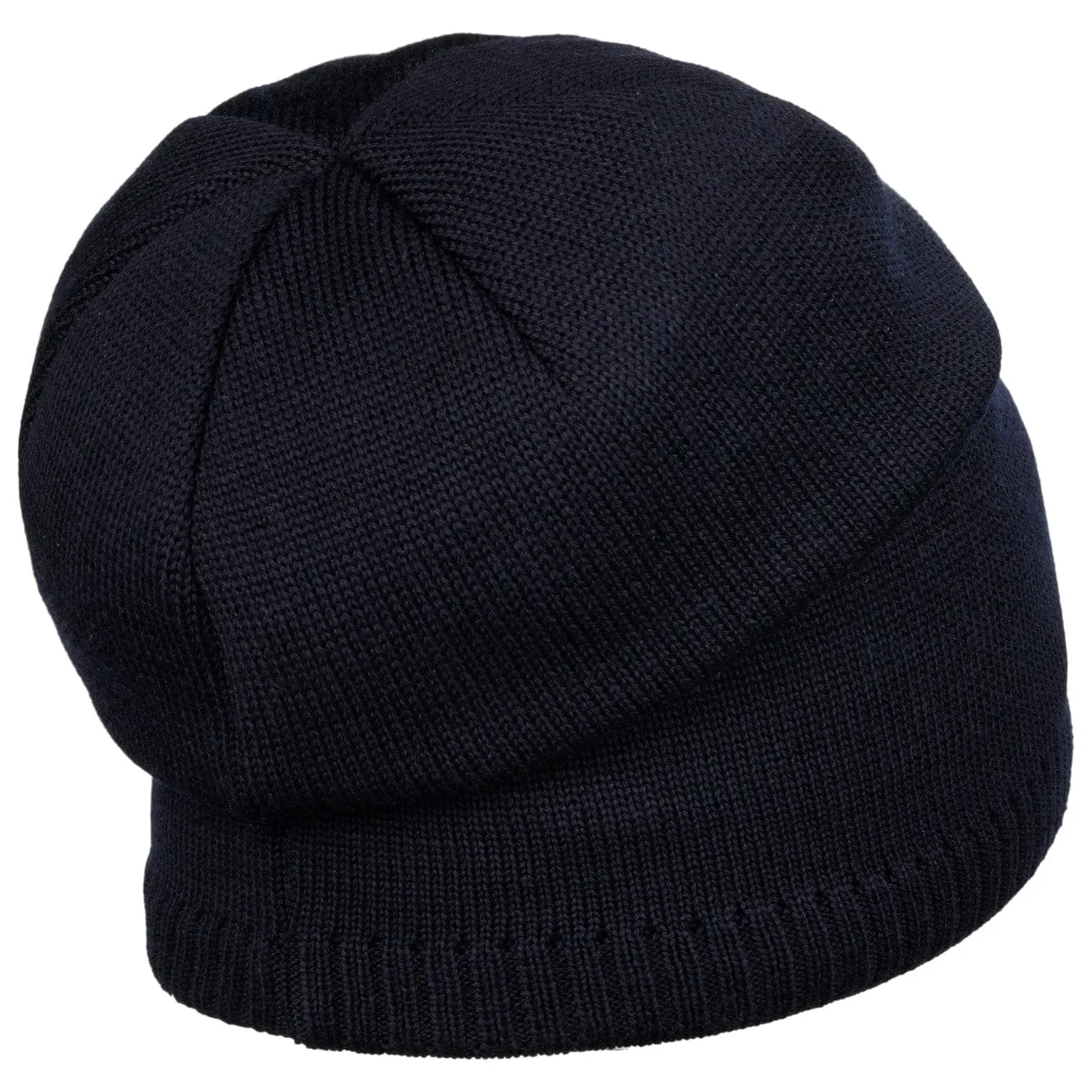 Fine Merino Classic Oversize Beanie Hat by Lierys