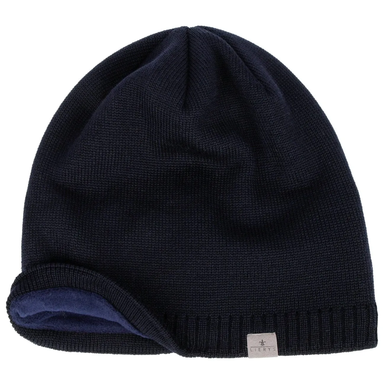 Fine Merino Classic Oversize Beanie Hat by Lierys