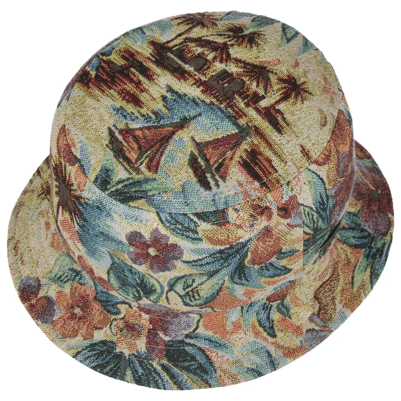 Flower Jacquard Bucket Cloth Hat by Stetson