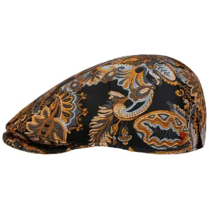 Golden Paisley Flat Cap by Alfonso D'Este