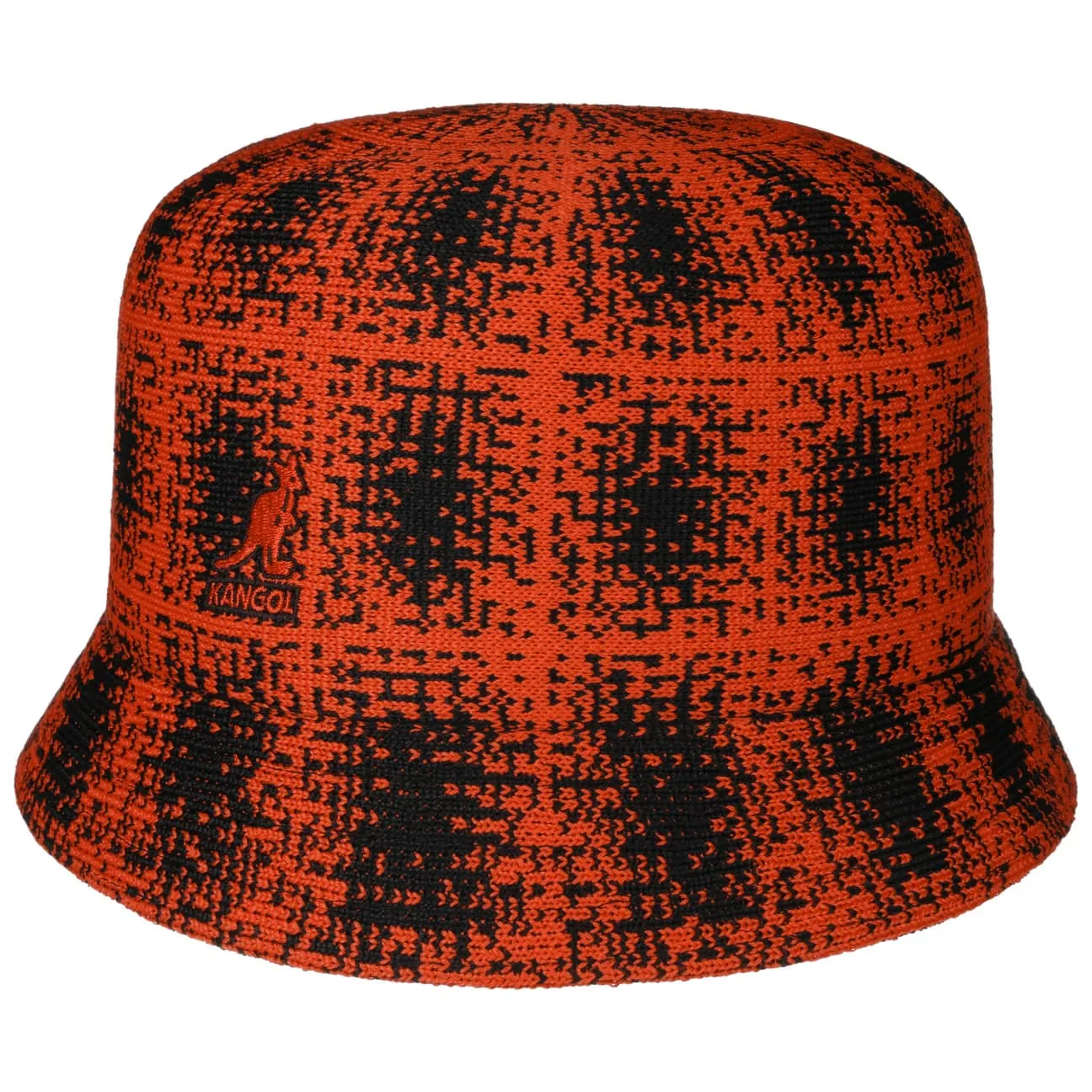Grunge Plaid Bin Bucket Hat by Kangol