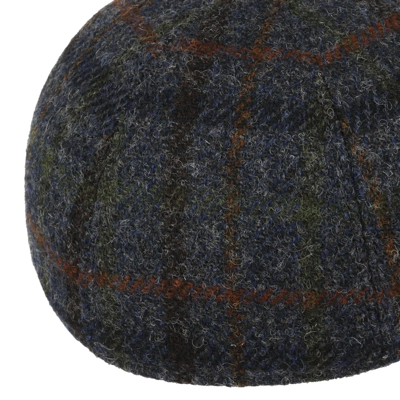 Harris Tweed Check Cap by Lierys Gold