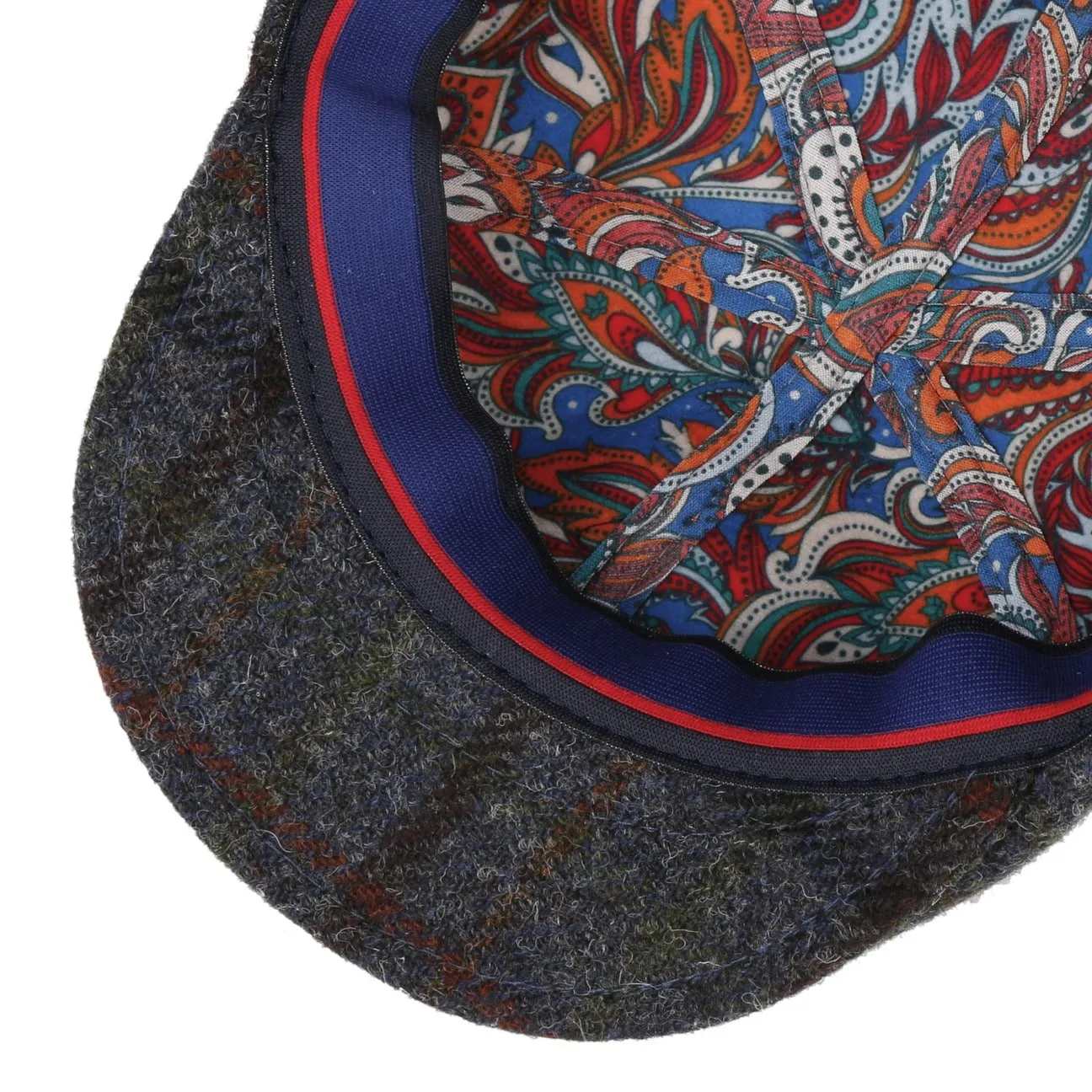 Harris Tweed Flat Cap by Lierys Gold