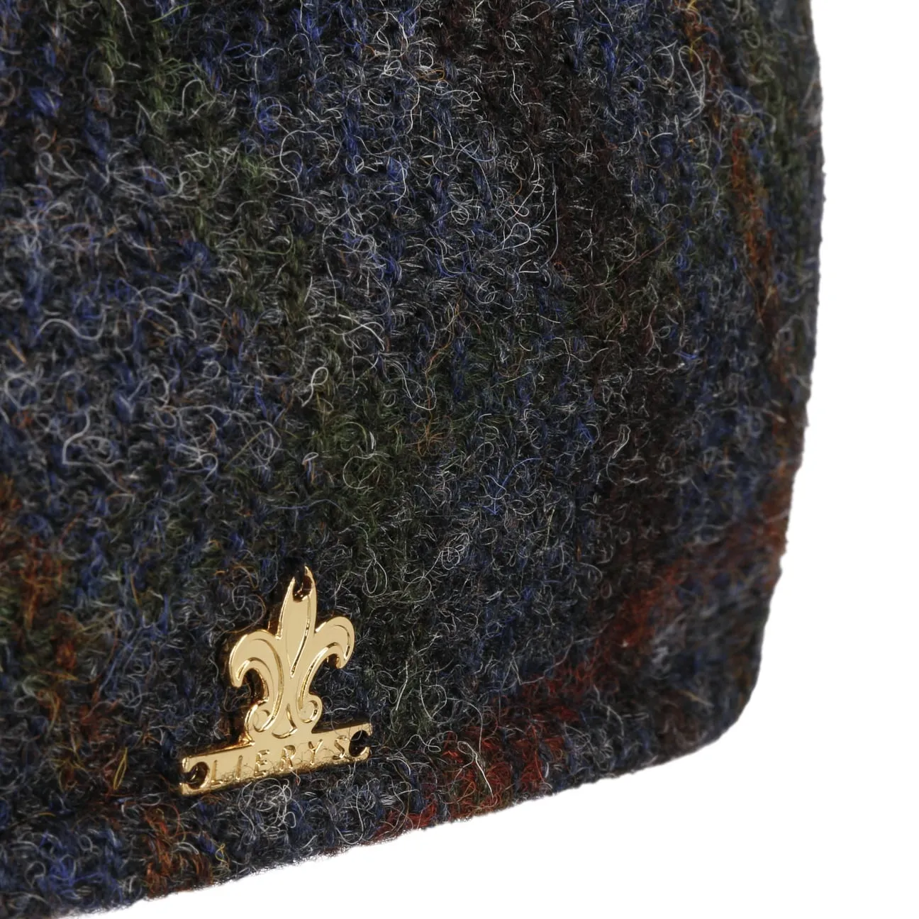 Harris Tweed Flat Cap by Lierys Gold