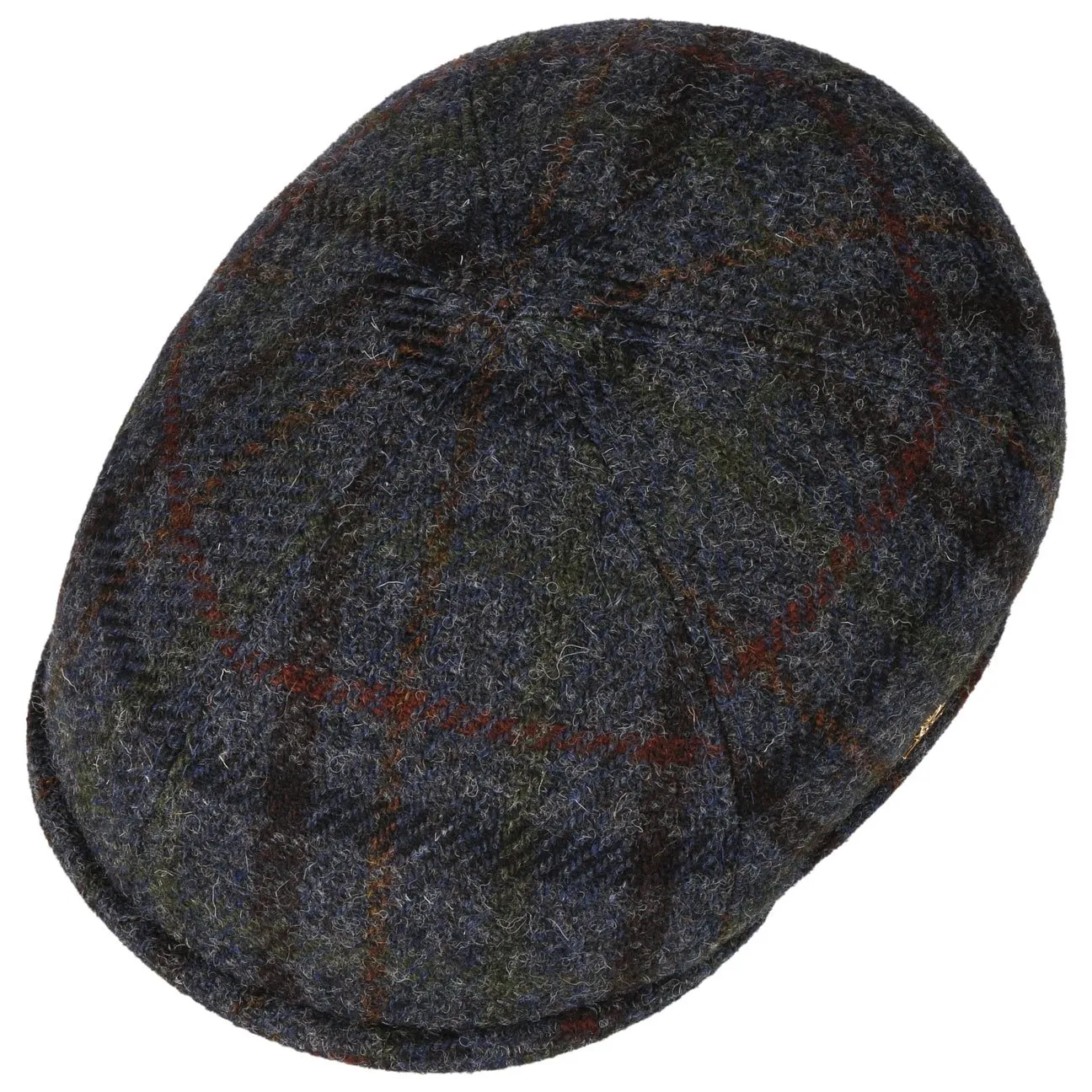 Harris Tweed Flat Cap by Lierys Gold