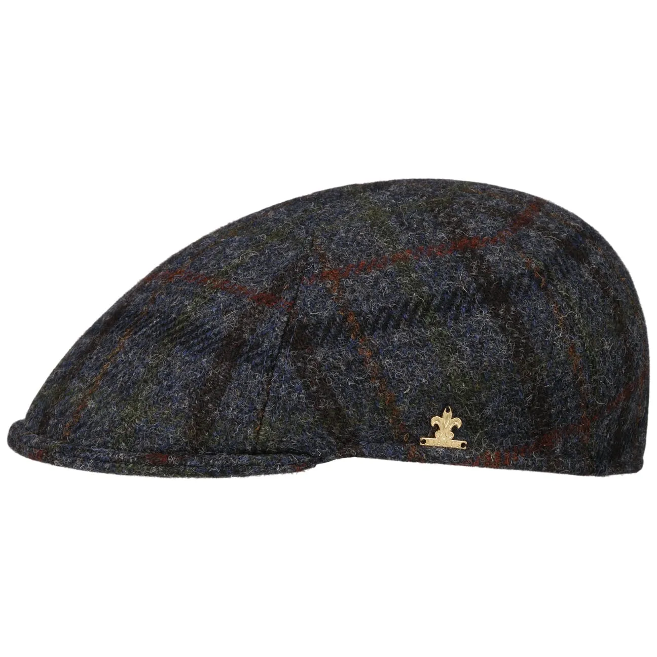 Harris Tweed Flat Cap by Lierys Gold
