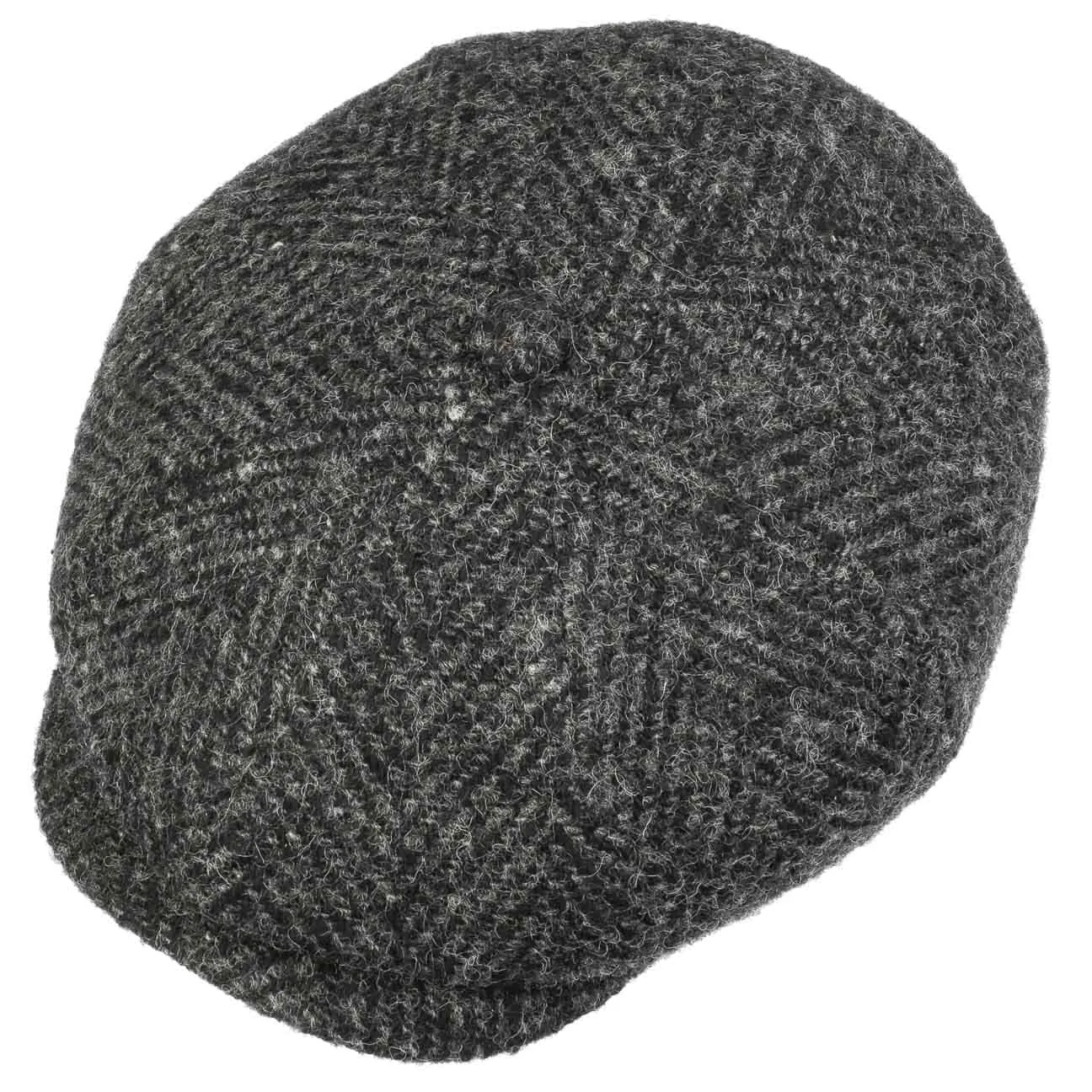 Hatteras Herringbone Flat Cap by Stetson