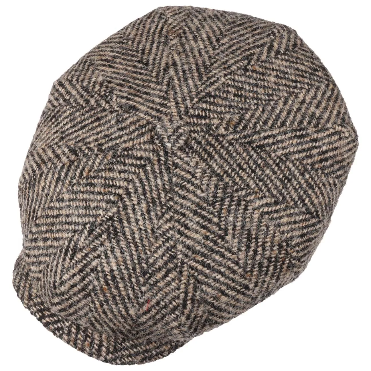 Hatteras Herringbone Flat Cap by Stetson