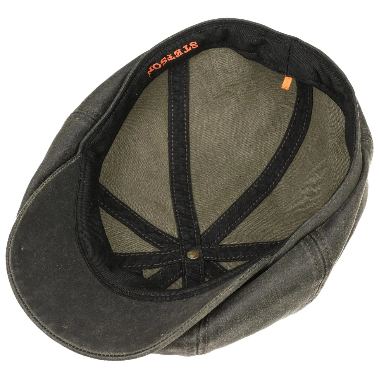 Hatteras Old Cotton Newsboy Cap by Stetson