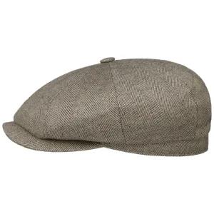 Hatteras Organic Herringbone Flat Cap by Stetson