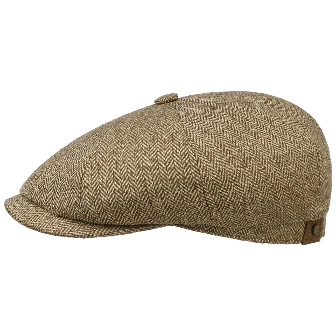 Hatteras Silk Newsboy Cap by Stetson