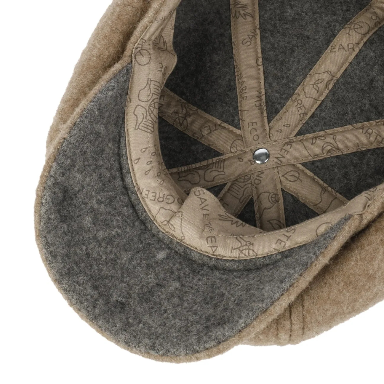 Hatteras Wool Doubleface Newsboy Cap by Stetson