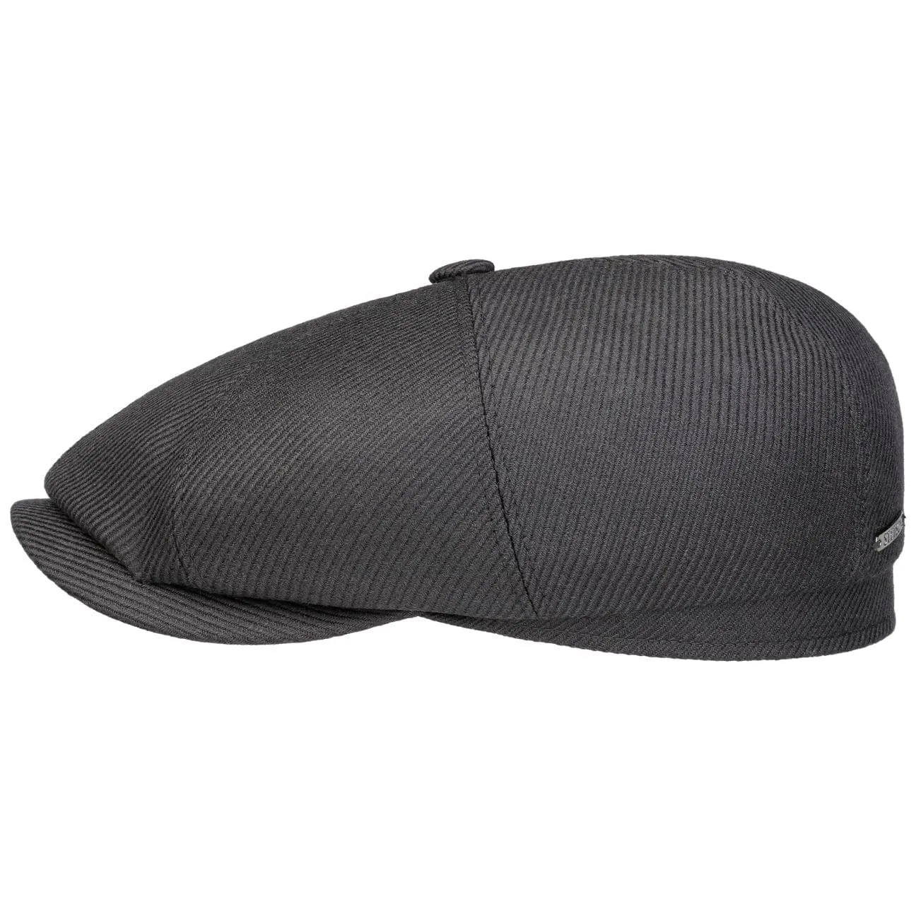 Hatteras Wool Twill Flat Cap by Stetson
