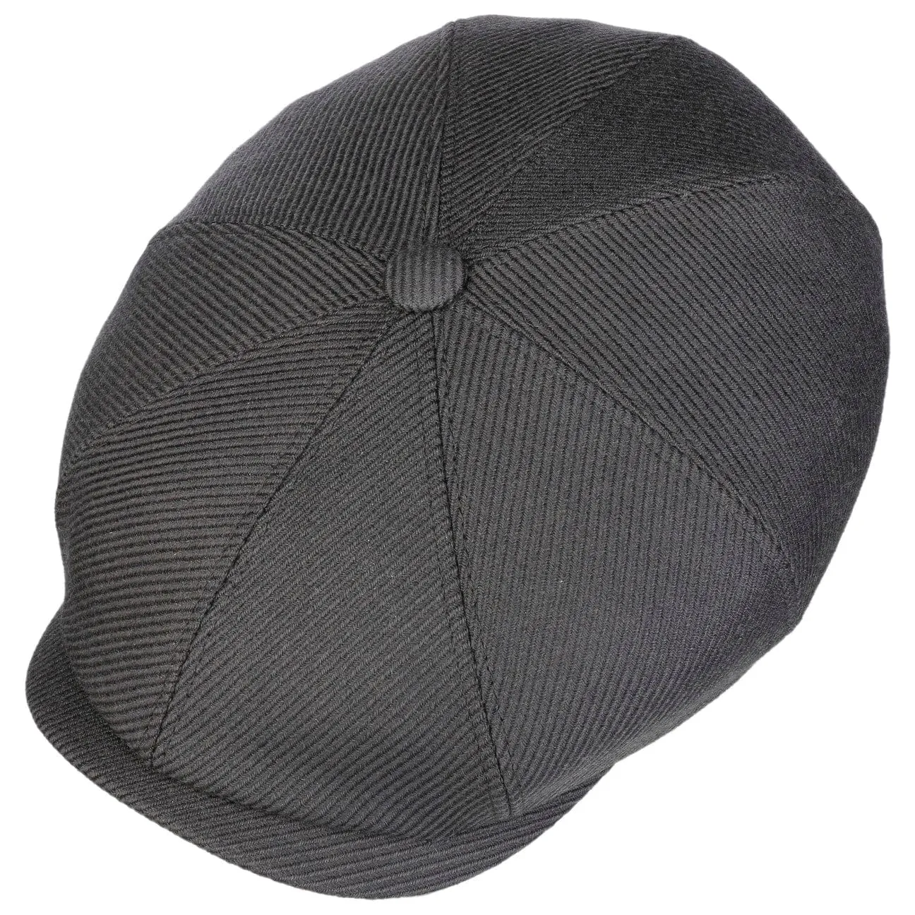 Hatteras Wool Twill Flat Cap by Stetson