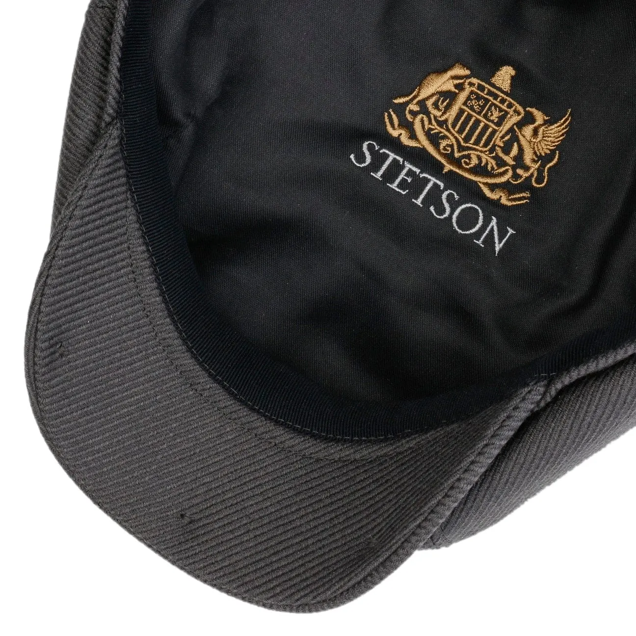 Hatteras Wool Twill Flat Cap by Stetson