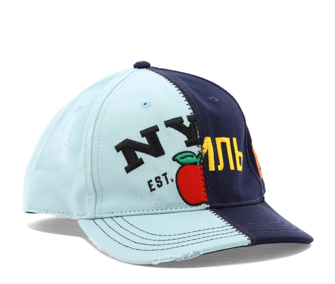 Heron Preston Logo-Embroidered Distressed Baseball Cap
