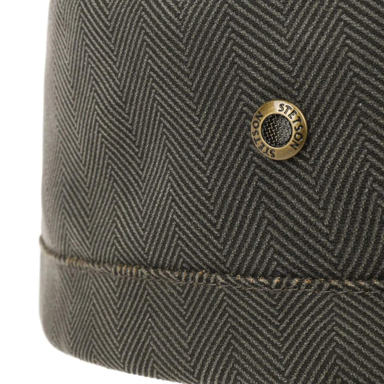 Herringbone Army Cap with Lining by Stetson