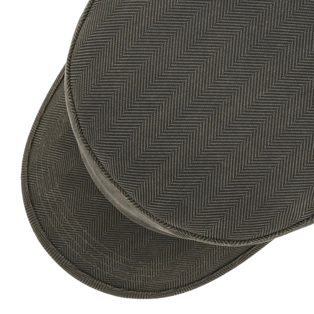 Herringbone Army Cap with Lining by Stetson