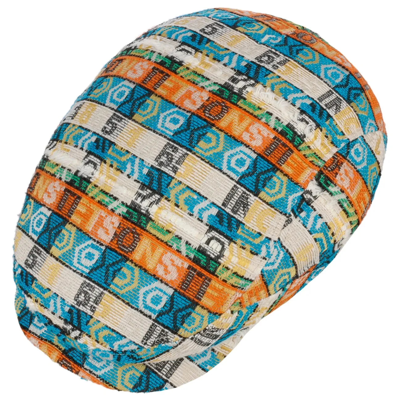 Jacquard Driver Flat Cap by Stetson