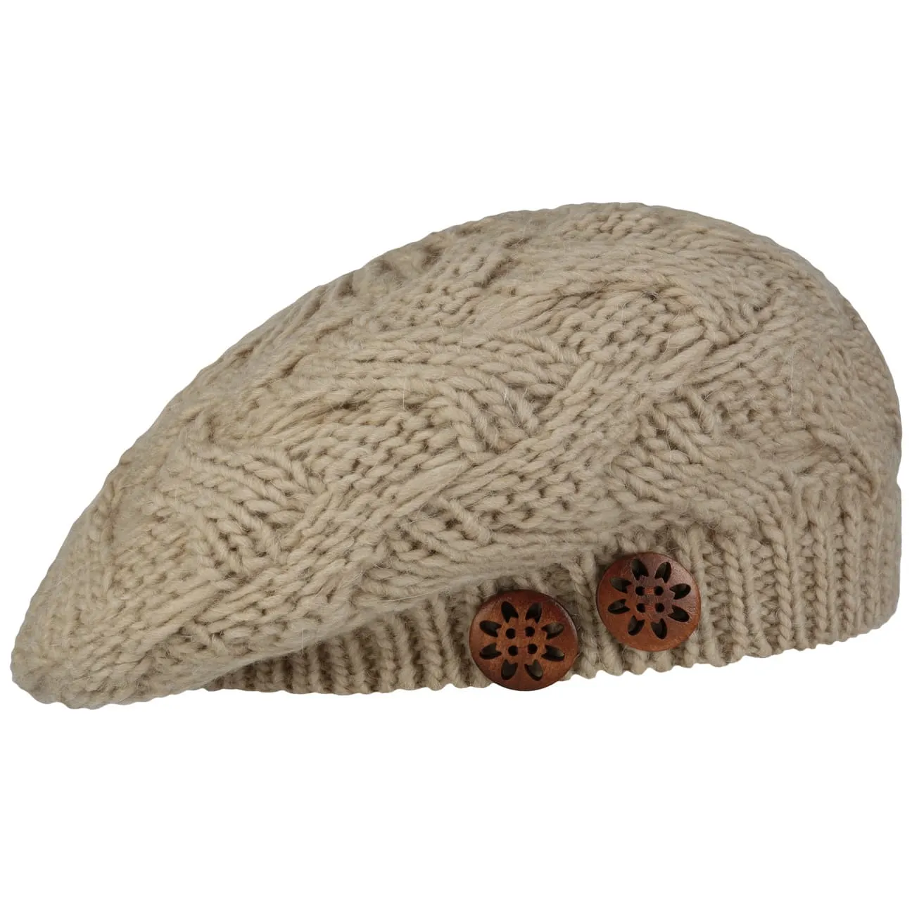 Jil Knit Beret with Buttons by Lierys