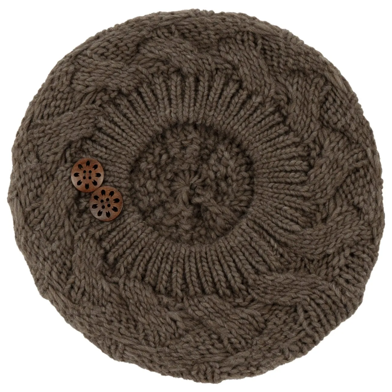 Jil Knit Beret with Buttons by Lierys