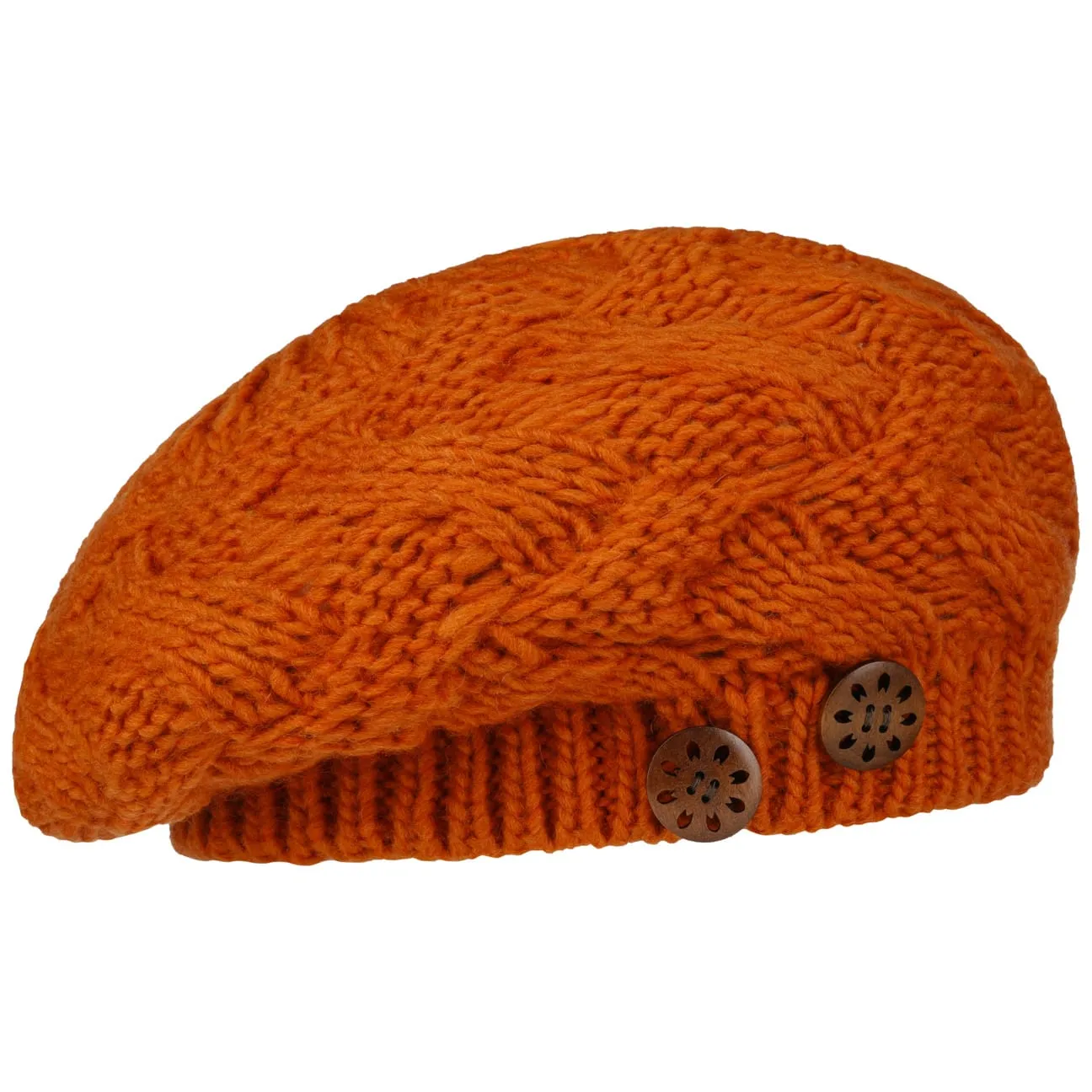 Jil Knit Beret with Buttons by Lierys