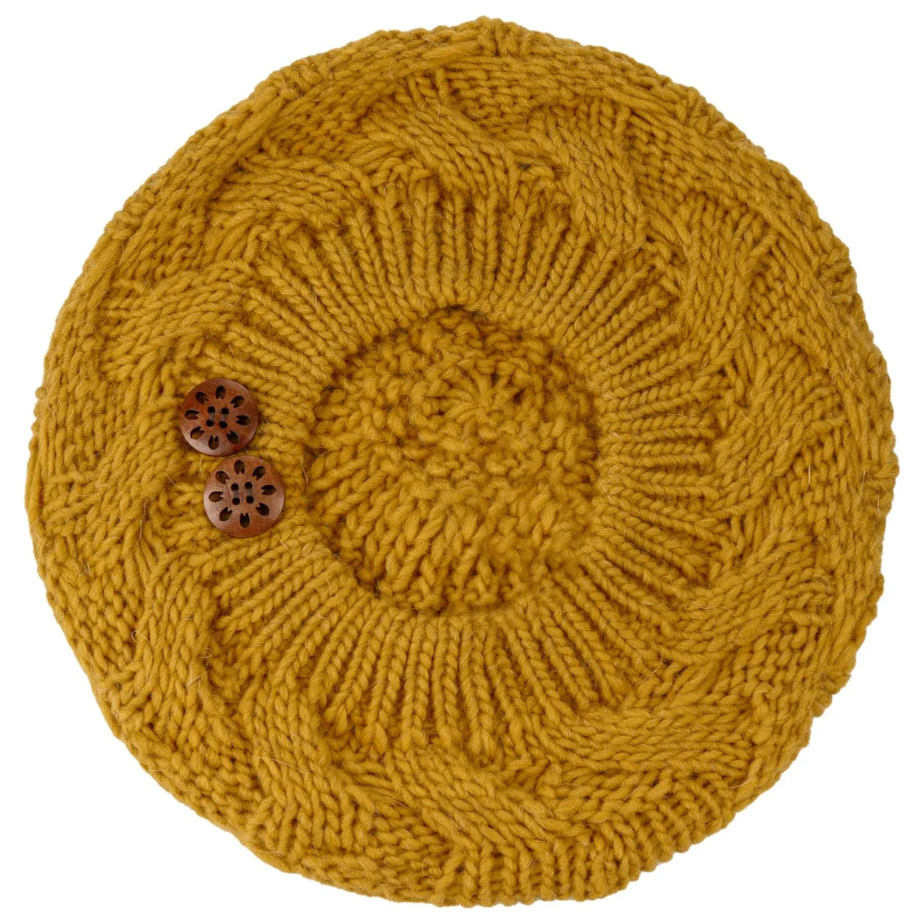 Jil Knit Beret with Buttons by Lierys