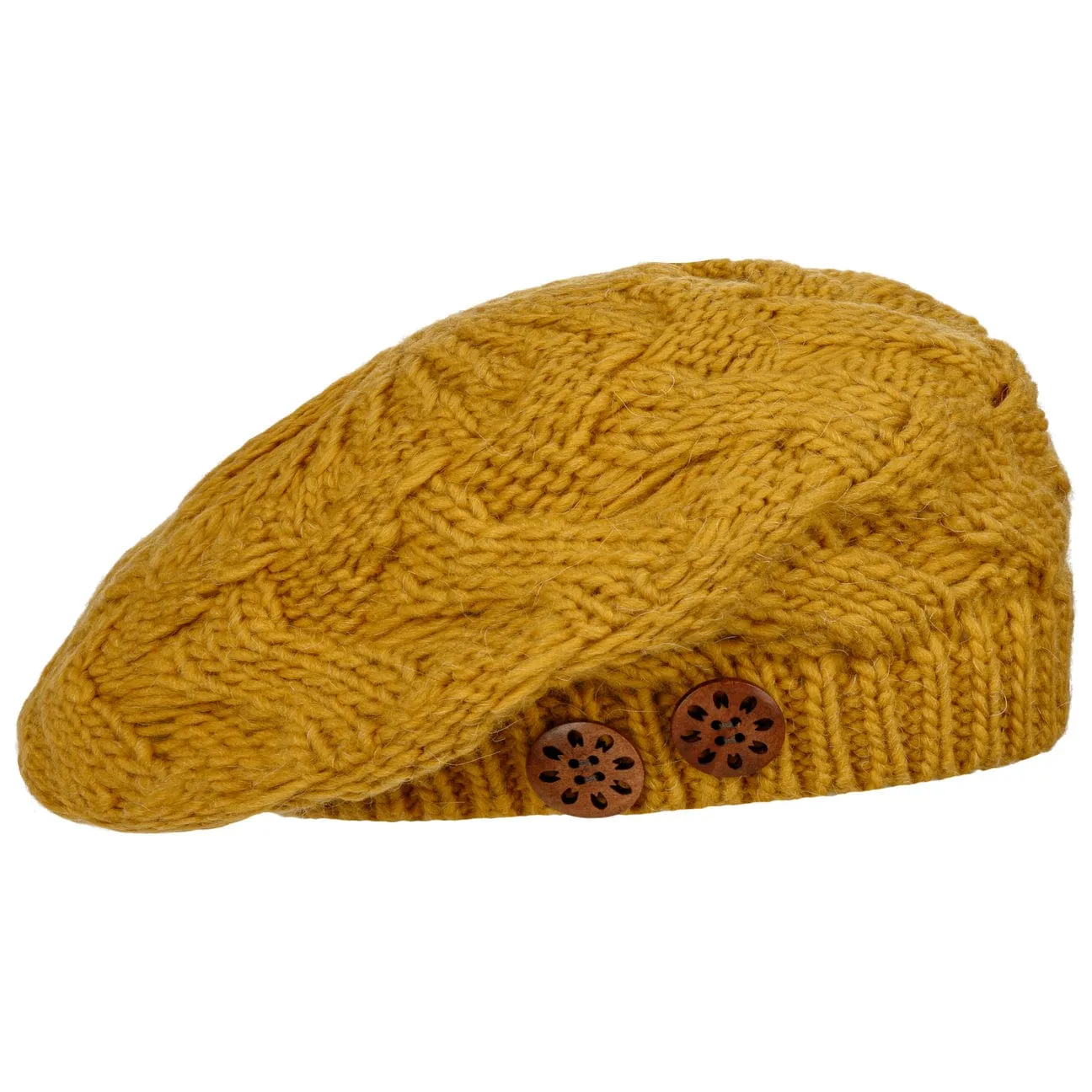 Jil Knit Beret with Buttons by Lierys