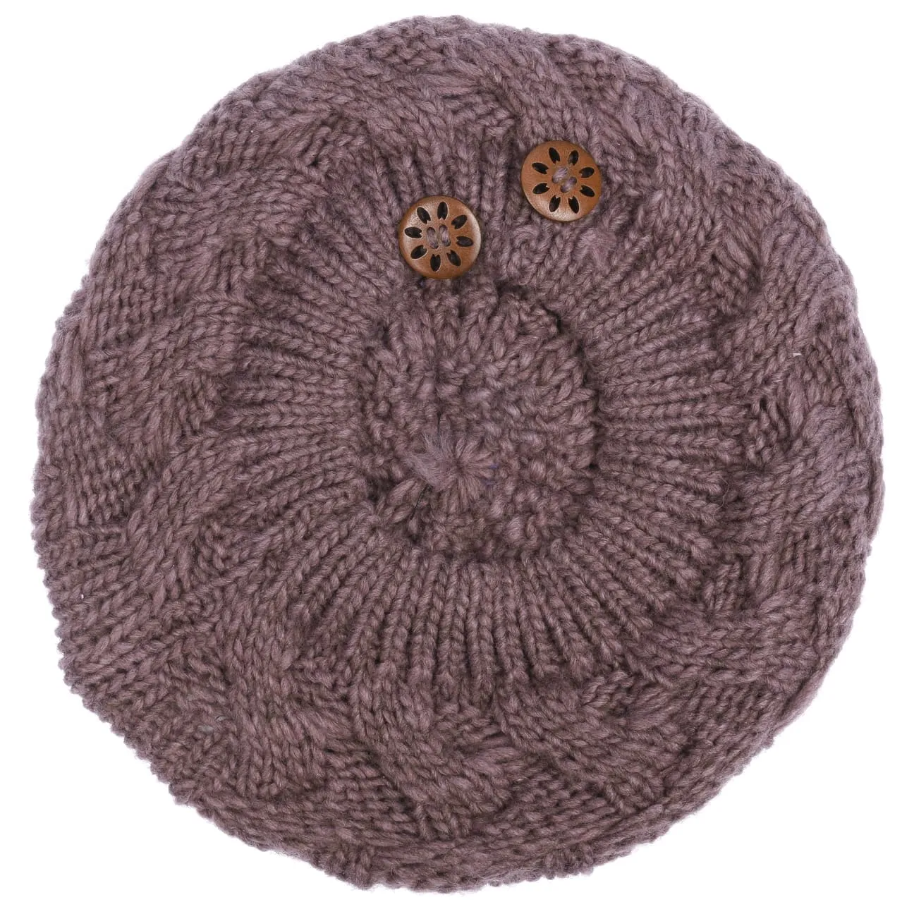 Jil Knit Beret with Buttons by Lierys