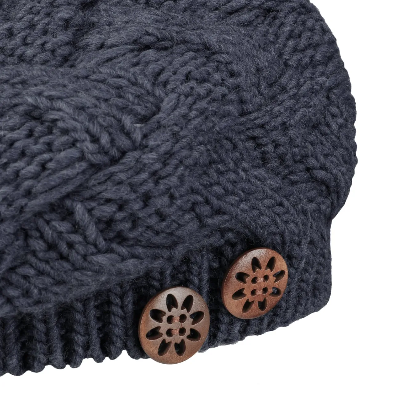 Jil Knit Beret with Buttons by Lierys