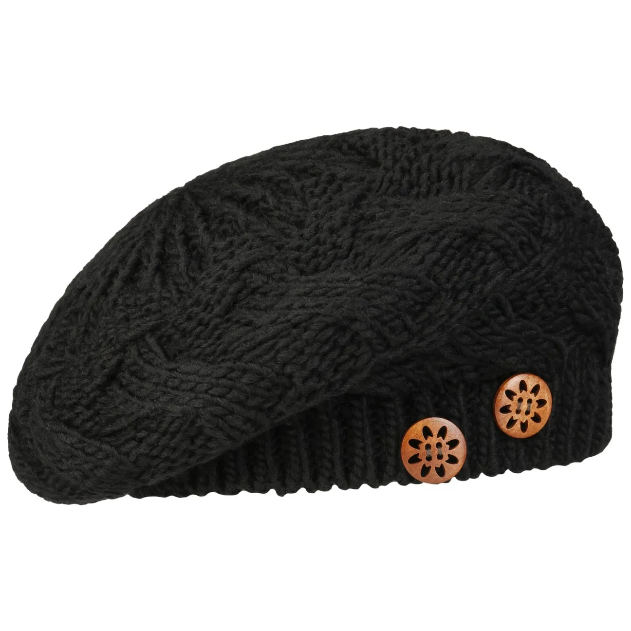 Jil Knit Beret with Buttons by Lierys