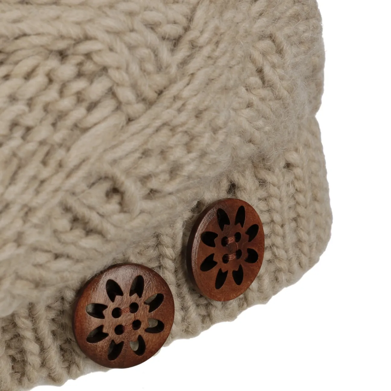 Jil Knit Beret with Buttons by Lierys
