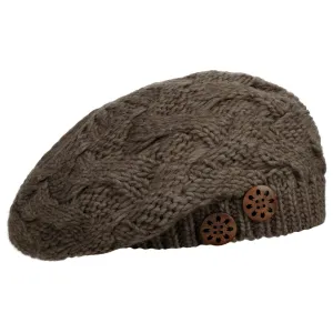 Jil Knit Beret with Buttons by Lierys