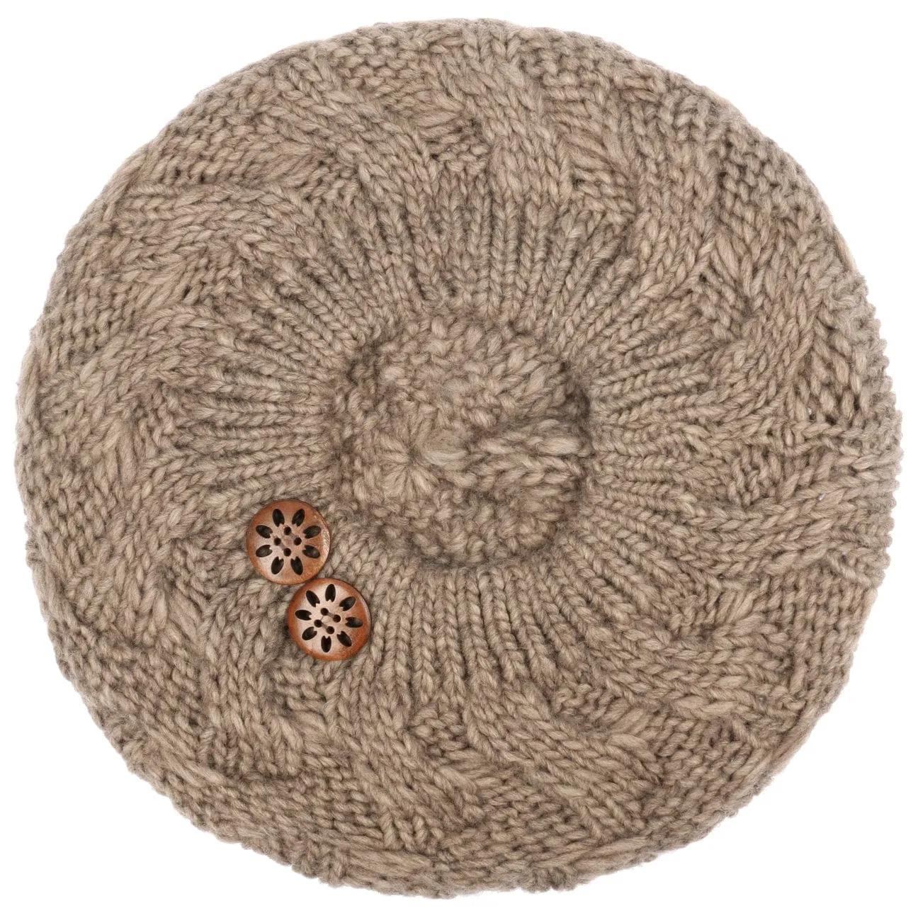 Jil Knit Beret with Buttons by Lierys