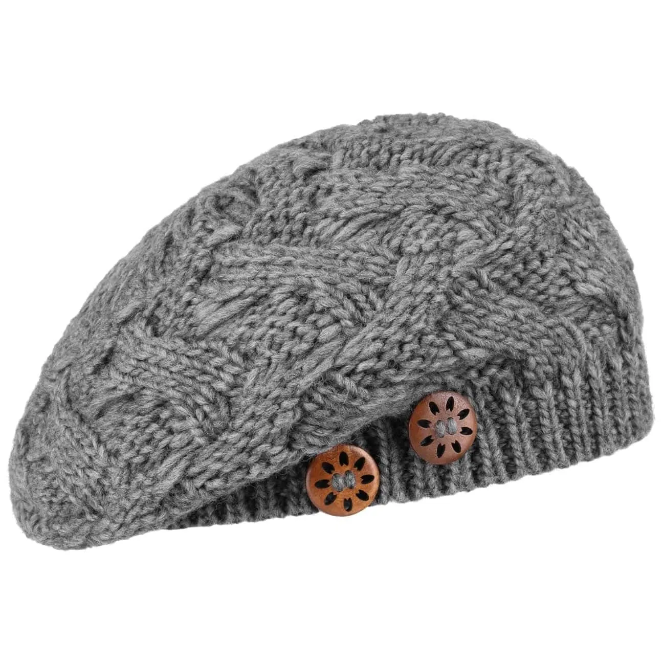 Jil Knit Beret with Buttons by Lierys