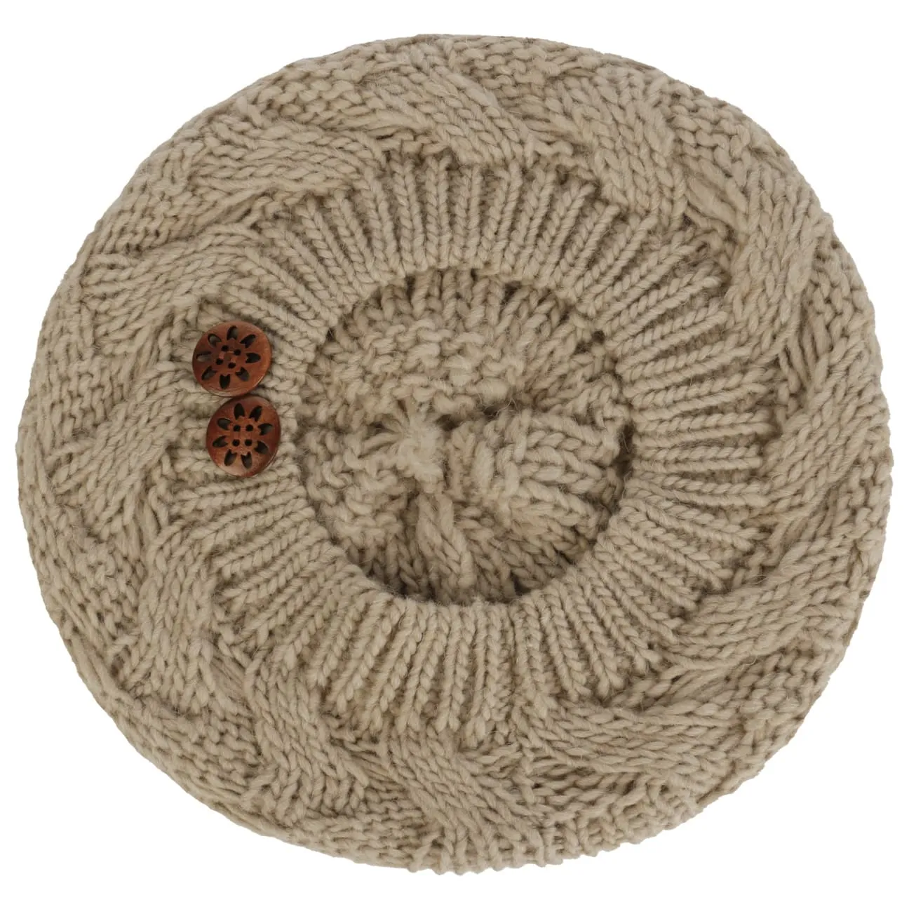 Jil Knit Beret with Buttons by Lierys