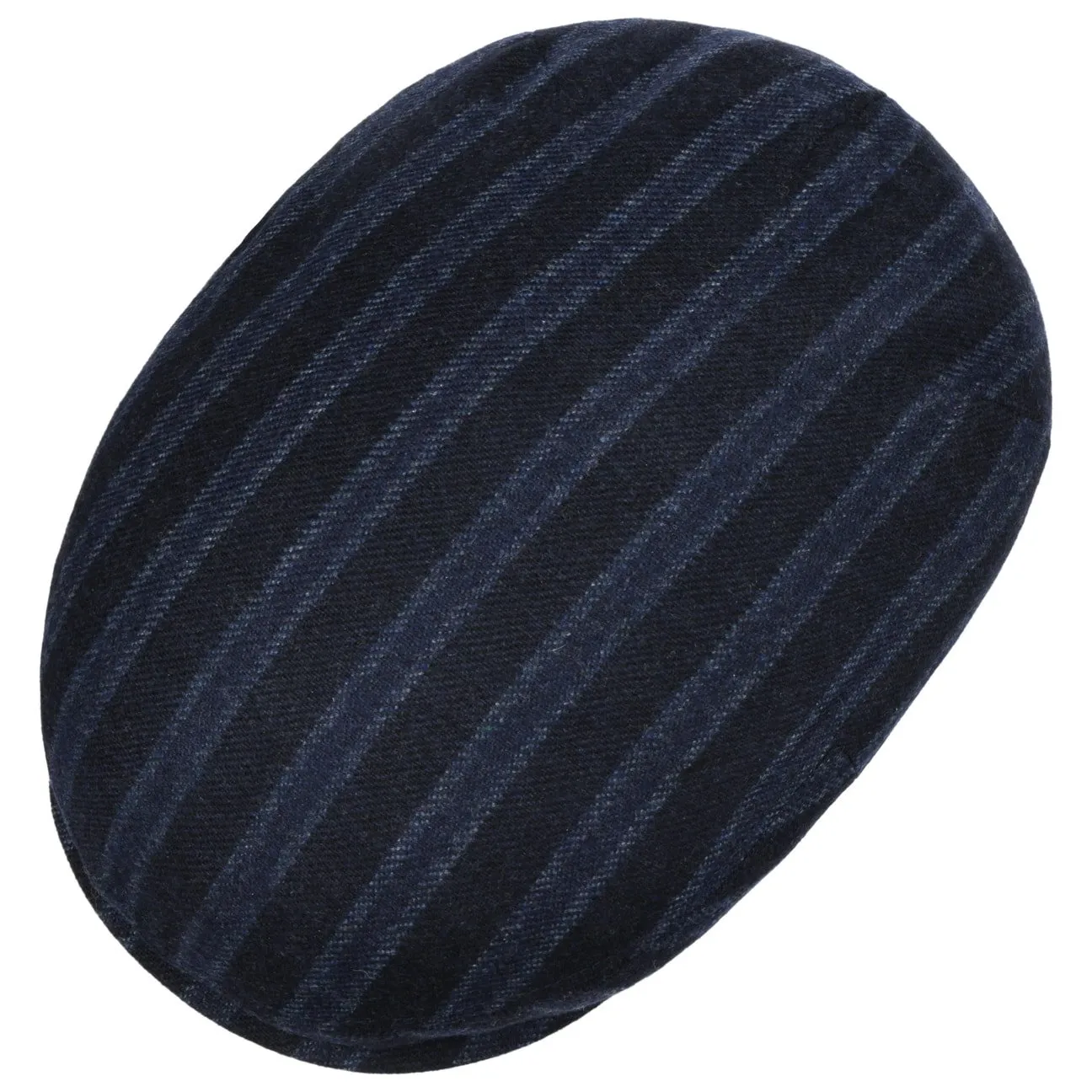 Kent Wool Stripes Flat Cap by Lierys