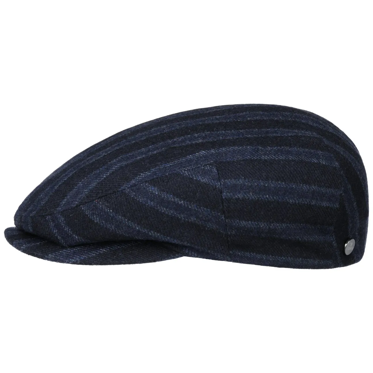 Kent Wool Stripes Flat Cap by Lierys
