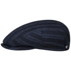 Kent Wool Stripes Flat Cap by Lierys