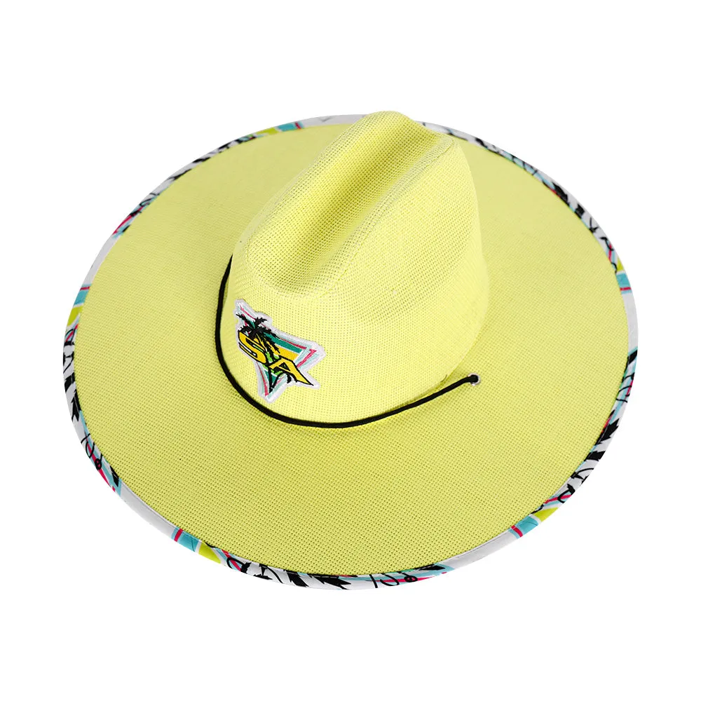 Keys Straw Hat | Cabana Boy | Yellow