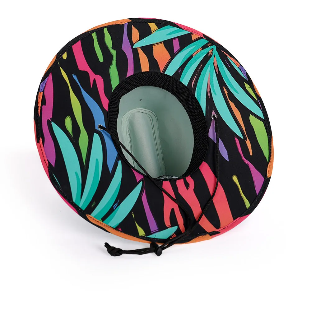 Keys Straw Hat | Neon Tiger | Mint