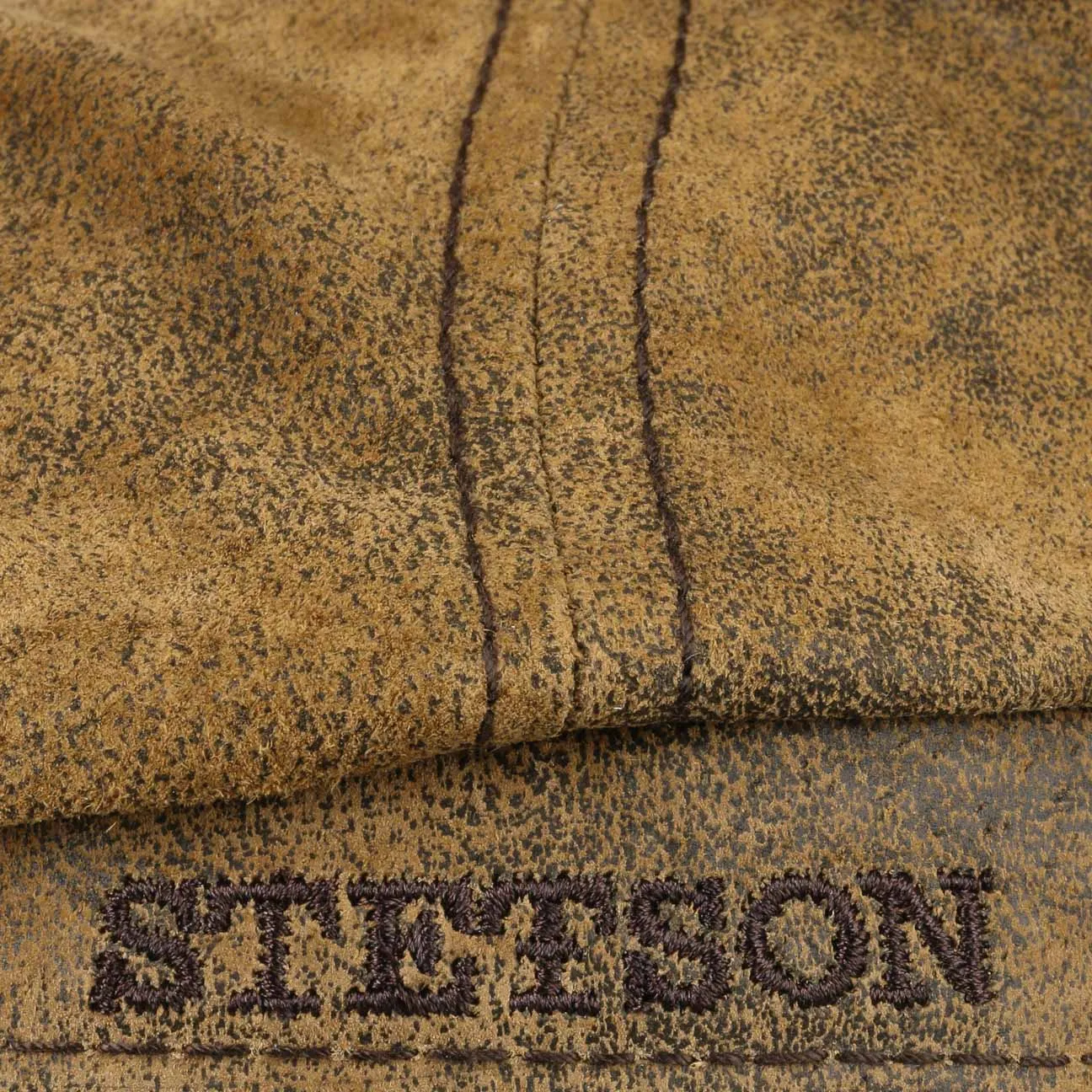 Lanesboro Leather Newsboy Cap by Stetson