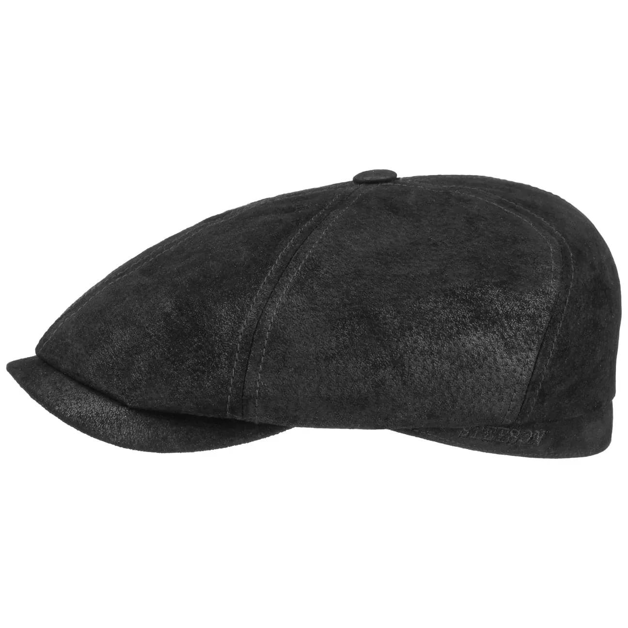 Lanesboro Leather Newsboy Cap by Stetson
