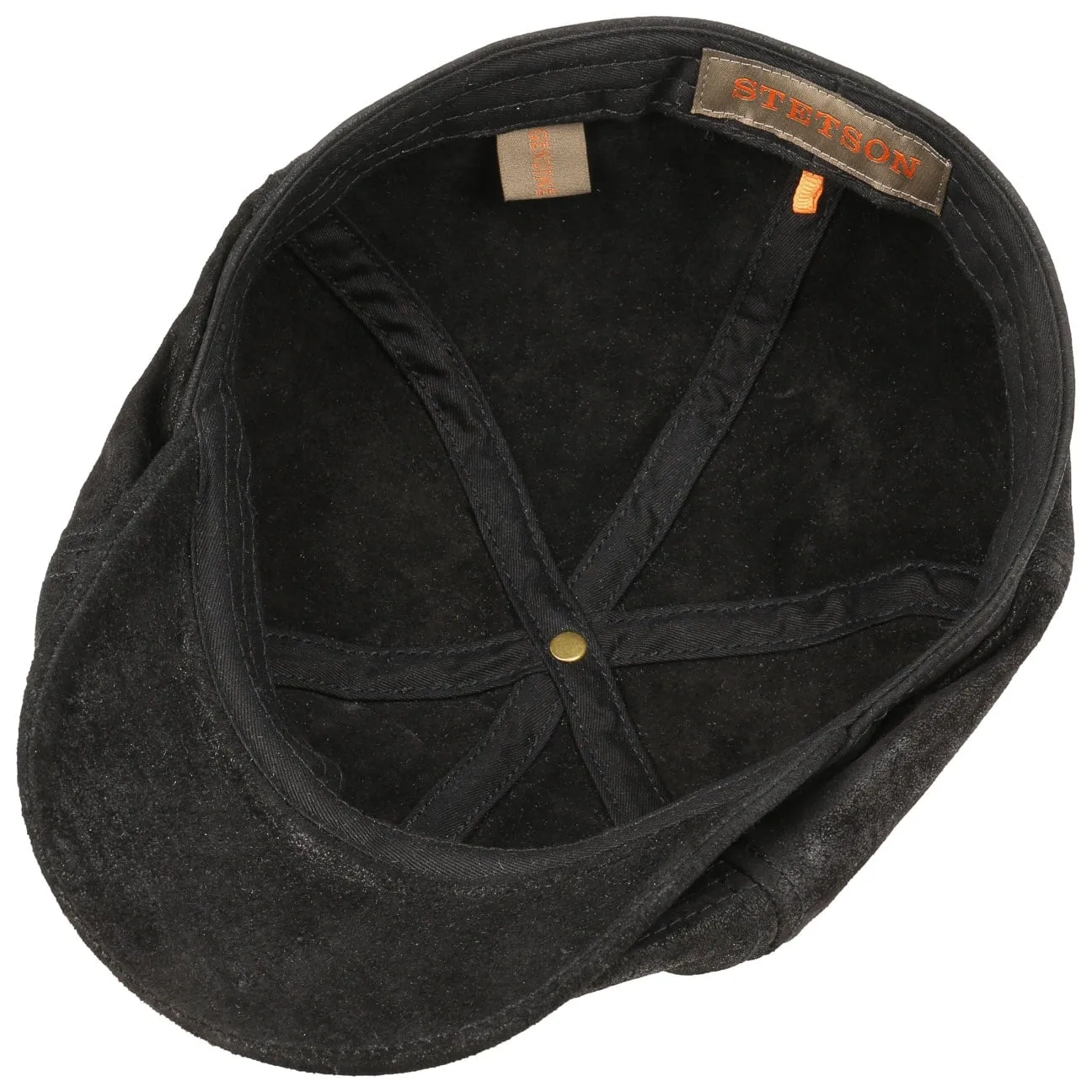 Lanesboro Leather Newsboy Cap by Stetson