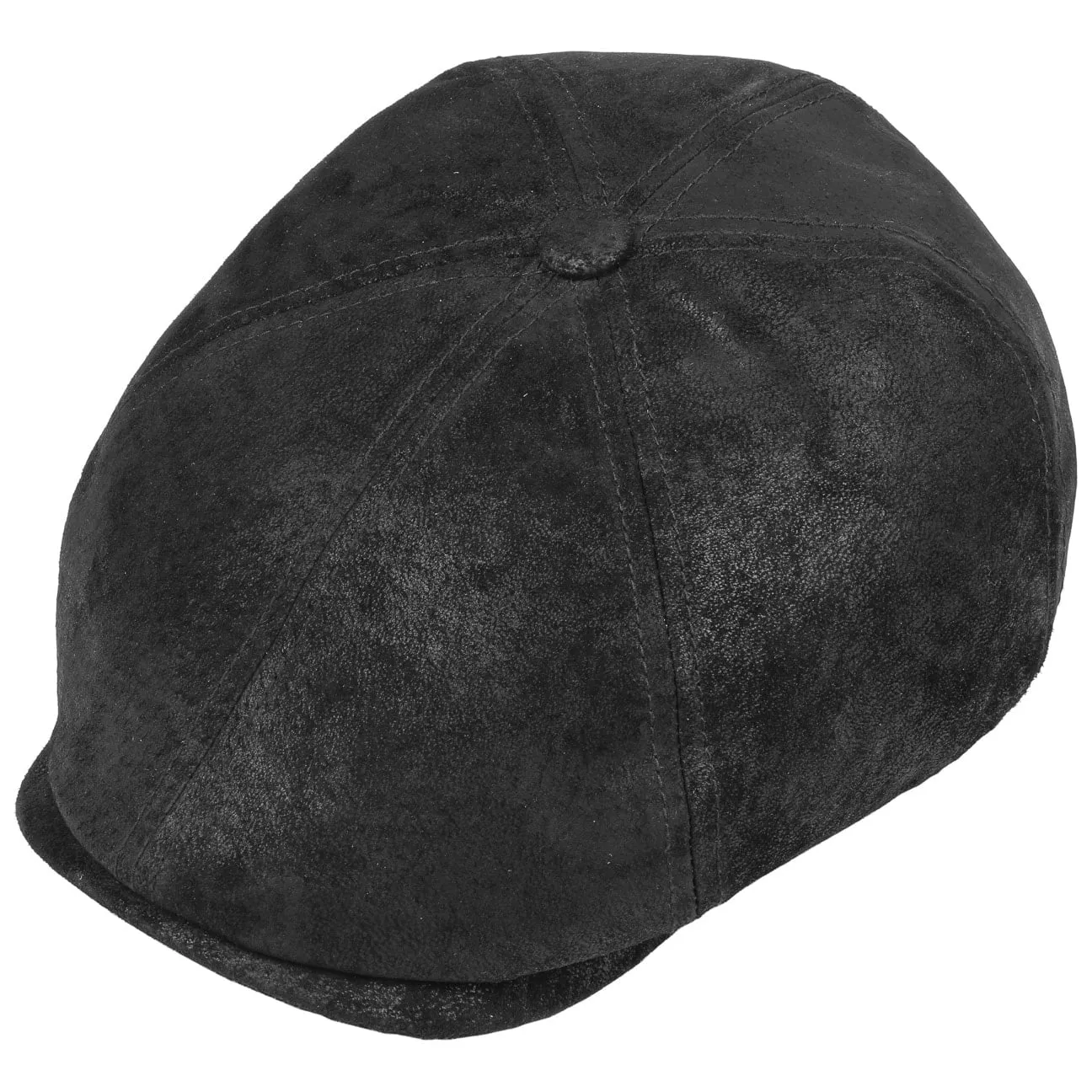 Lanesboro Leather Newsboy Cap by Stetson