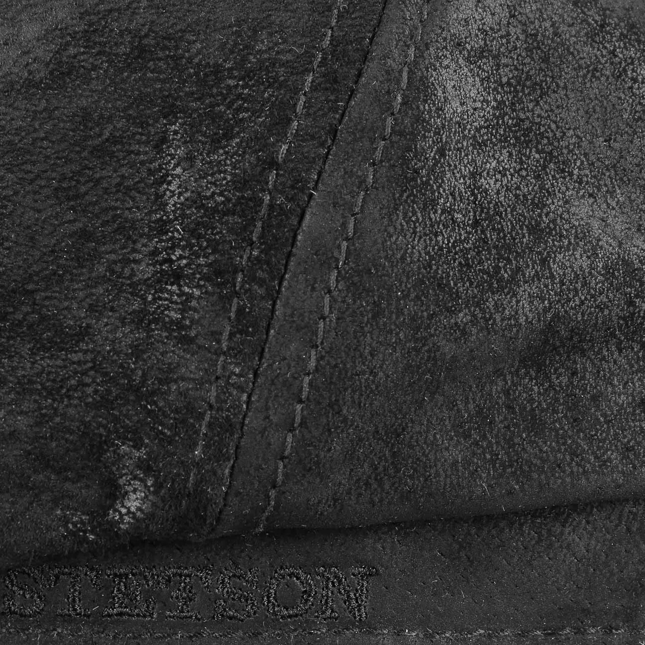 Lanesboro Leather Newsboy Cap by Stetson