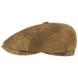 Lanesboro Leather Newsboy Cap by Stetson