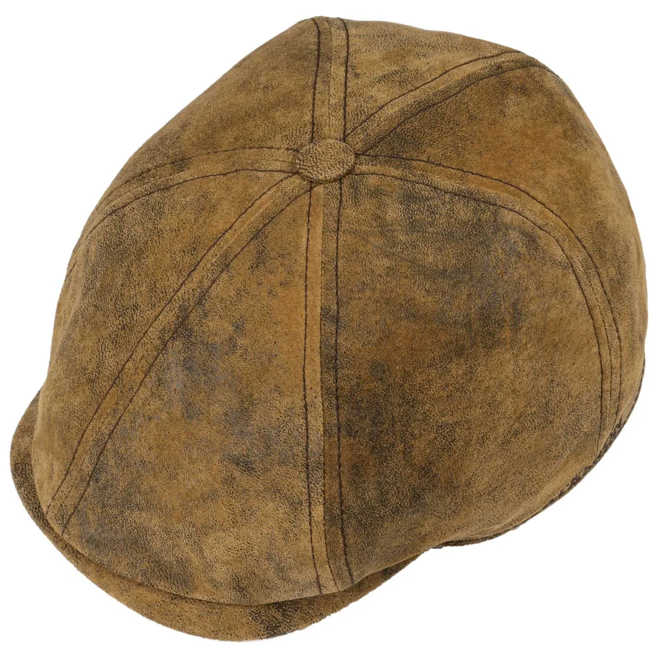 Lanesboro Leather Newsboy Cap by Stetson